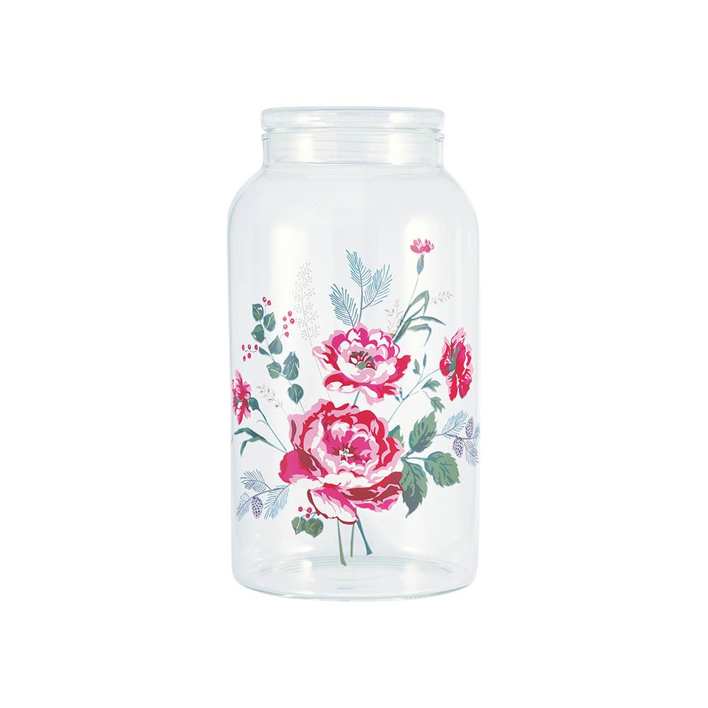 【WUZ屋子】丹麥GreenGate Leonora white 玻璃儲物罐2.5L