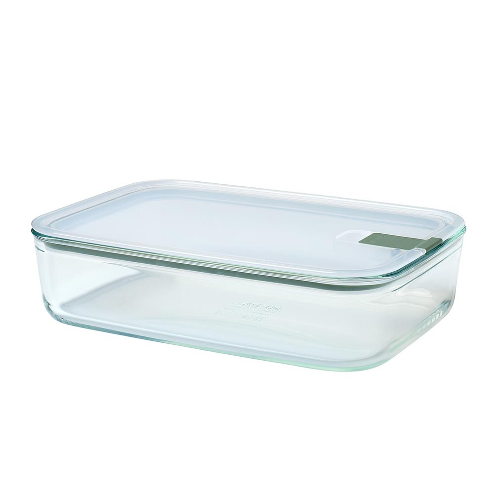 【WUZ屋子】荷蘭 Mepal EasyClip 輕巧蓋玻璃密封保鮮盒2.25L-鼠尾草綠