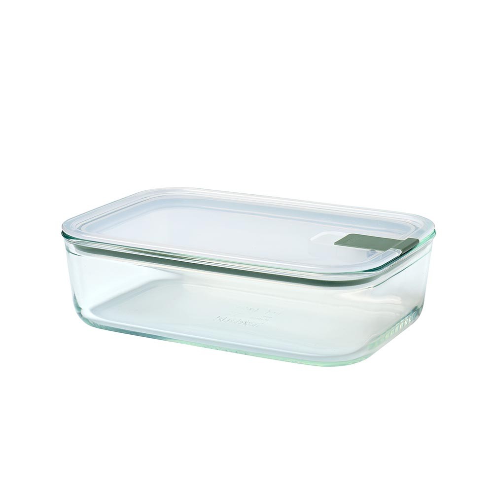 【WUZ屋子】荷蘭 Mepal EasyClip 輕巧蓋玻璃密封保鮮盒1.5L-鼠尾草綠