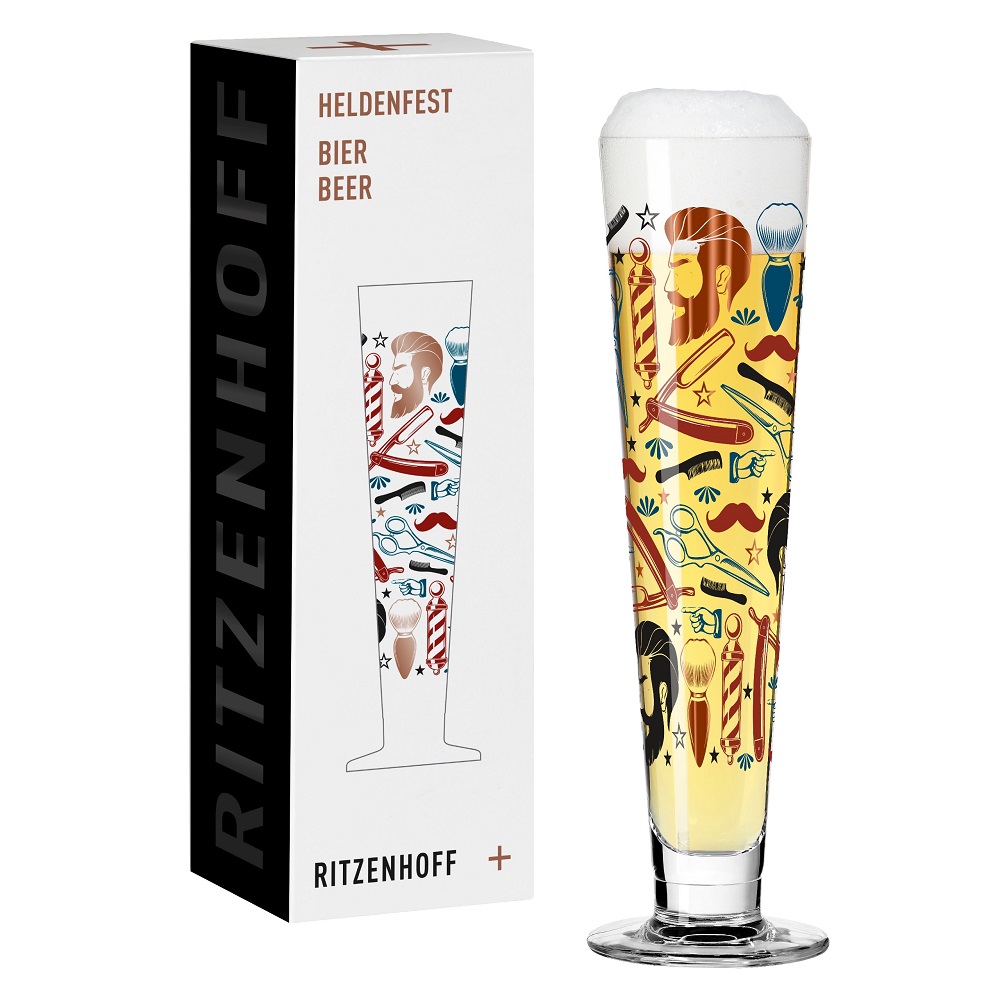 【WUZ屋子】德國 RITZENHOFF+ 英雄節經典啤酒杯-啤鬍客