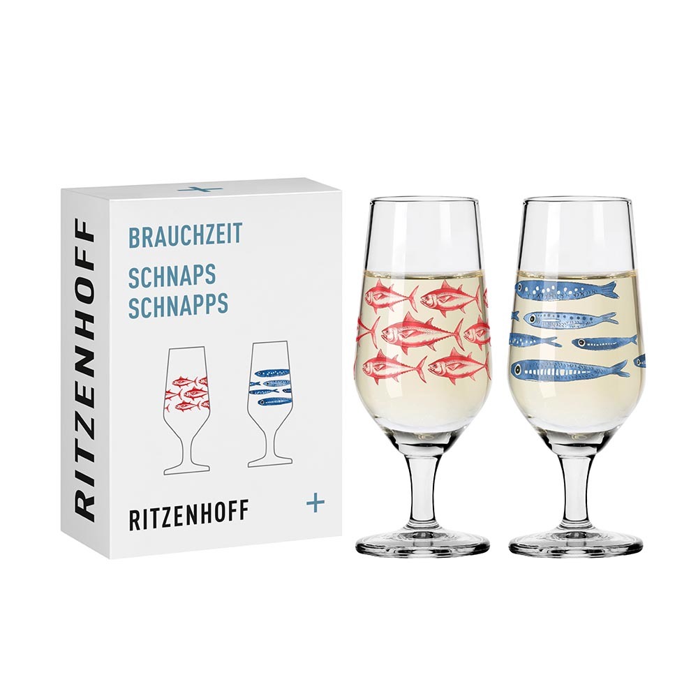 德國 RITZENHOFF+ 傳承時光系列烈酒對杯組-快樂魚