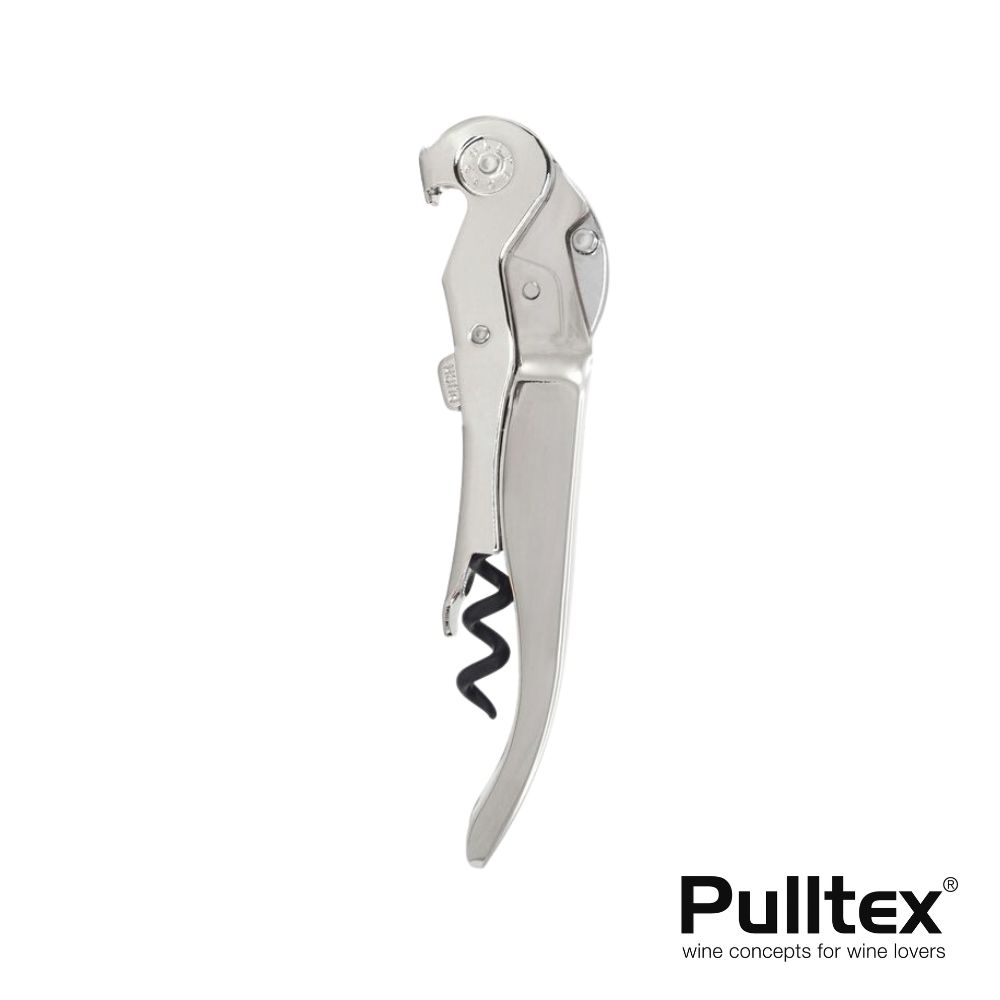 【Pulltex】西班牙ClickCut縮回式兩段開瓶器-鍍酪