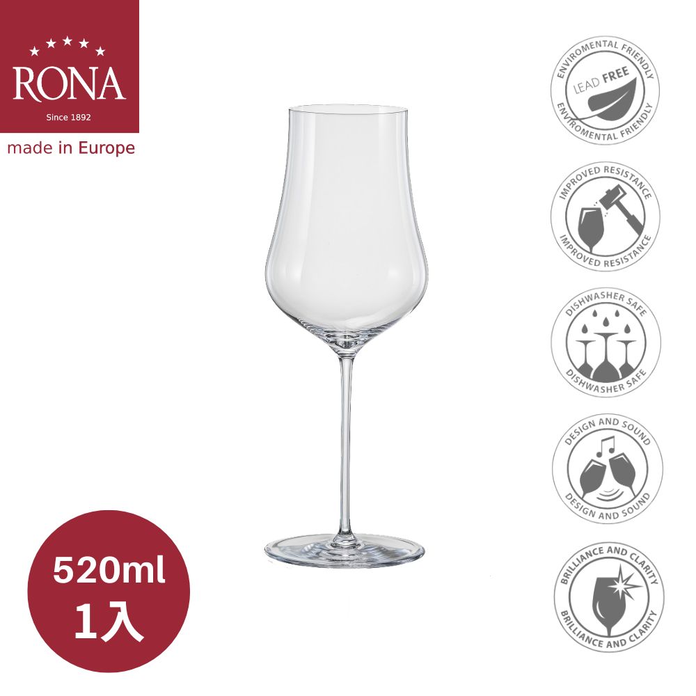 【RONA】斯洛伐克LINEA UMANA人文系列 5號白酒杯520ml-1入