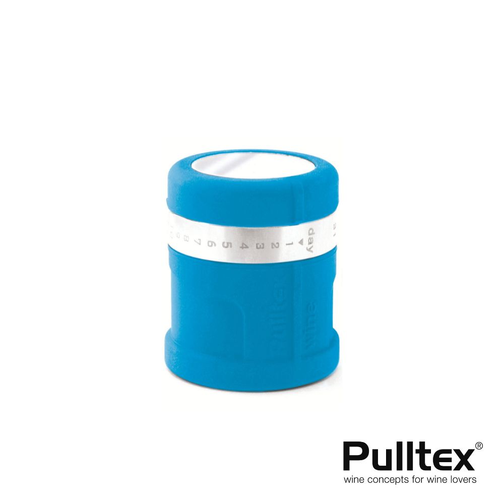【Pulltex】西班牙AntiOx有日期抗氧化葡萄酒瓶塞-藍