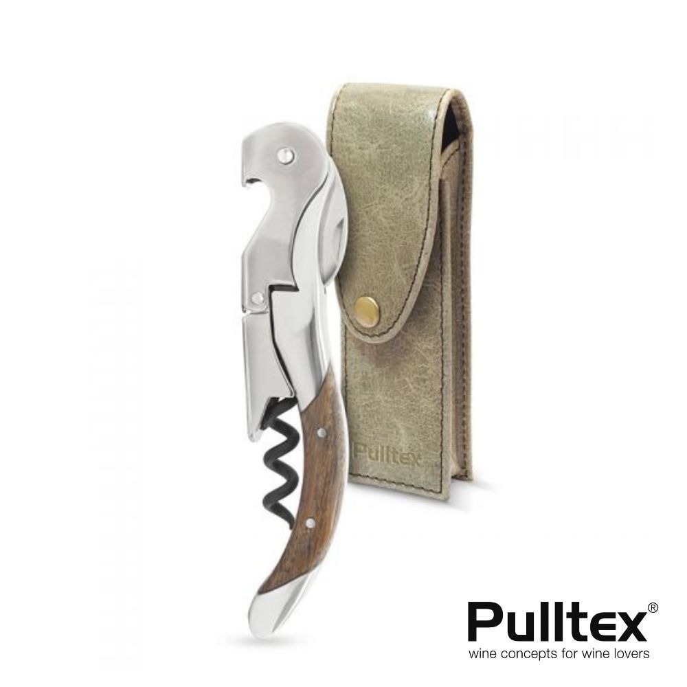 【Pulltex】西班牙托雷多手感木工兩段式開瓶器-橡木