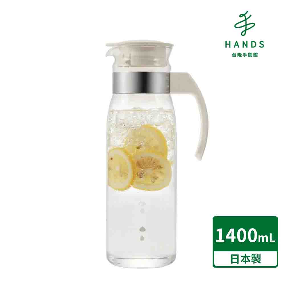 台隆手創館 HARIO日本製耐熱玻璃冷水壺1400ml/RPLN-14-OW(白色)