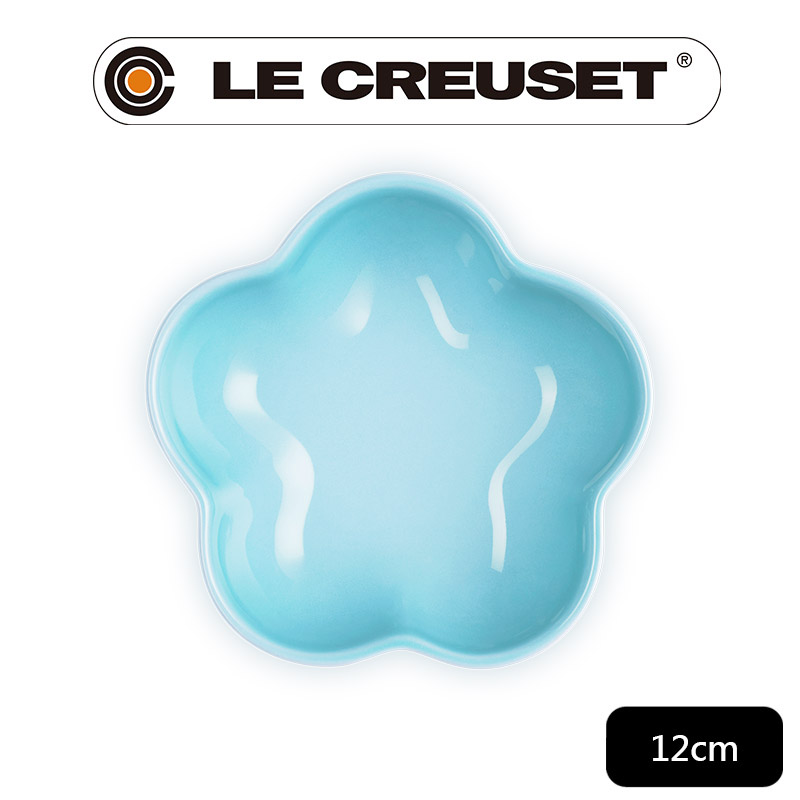 LE CREUSET-瓷器花型盤12cm (小) (淡海岸藍)