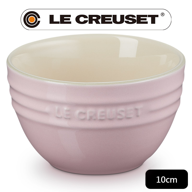 LE CREUSET-瓷器韓式飯碗10cm (雪紡粉)