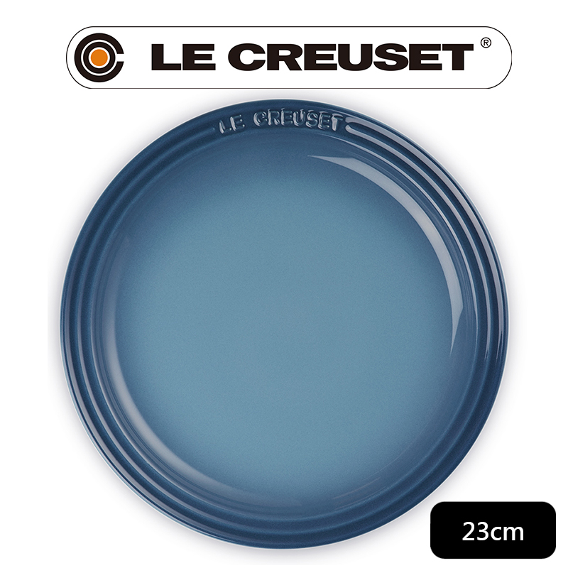 LE CREUSET-瓷器圓盤 23cm (水手藍)