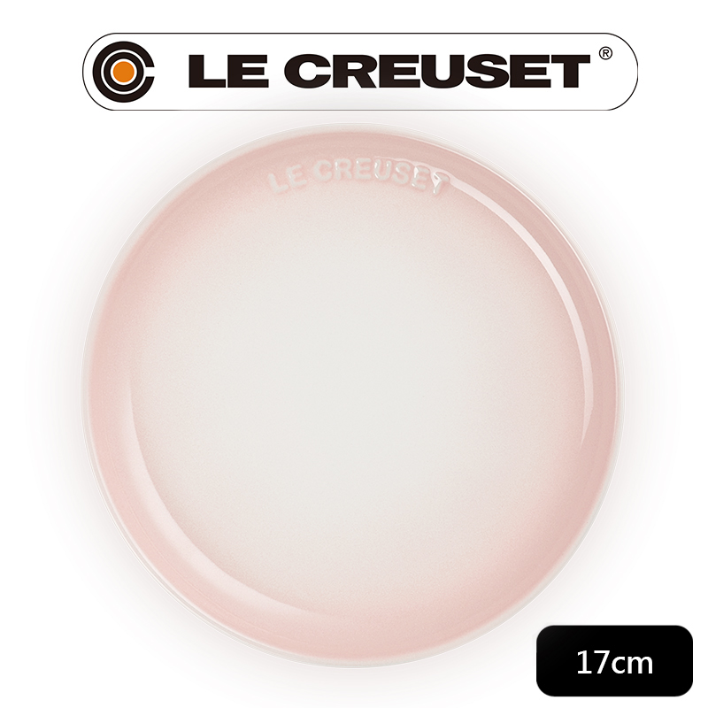 LE CREUSET-瓷器花蕾系列餐盤17cm (貝殼粉)