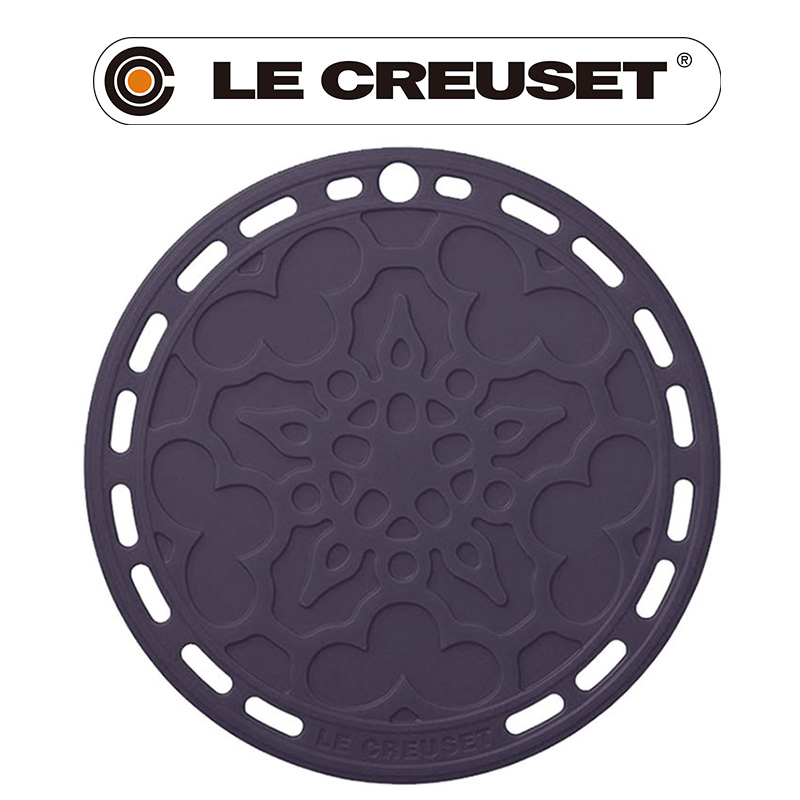 LE CREUSET-耐熱矽膠法式隔熱墊 (水晶紫)