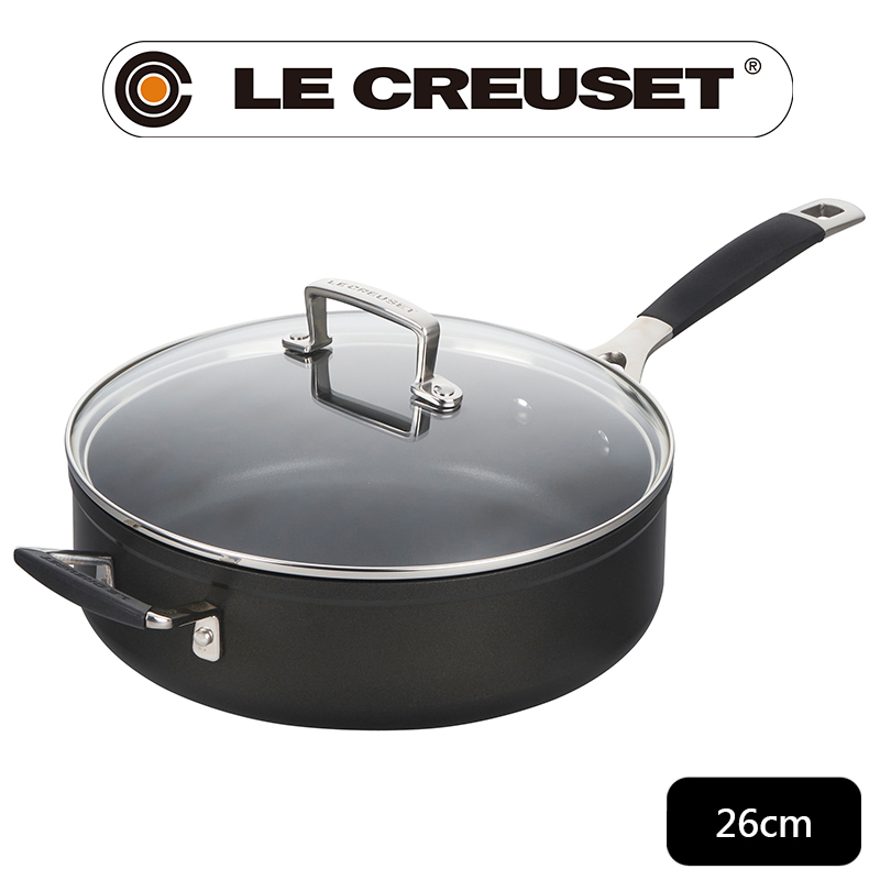 LE CREUSET-TNS 單柄單耳深煎鍋 (附蓋) 26cm