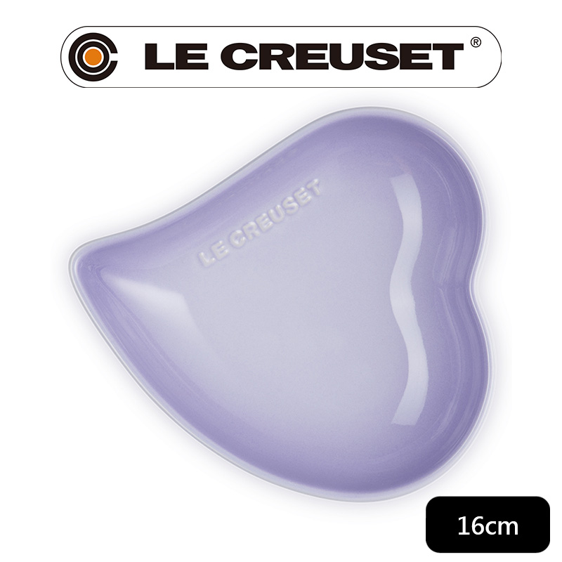 LE CREUSET-繁花系列瓷器花瓣盤16cm (粉彩紫)