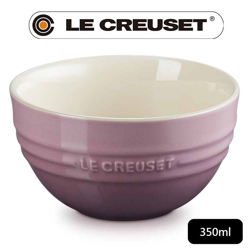 LE CREUSET-瓷器韓式飯碗350ml (錦葵紫)
