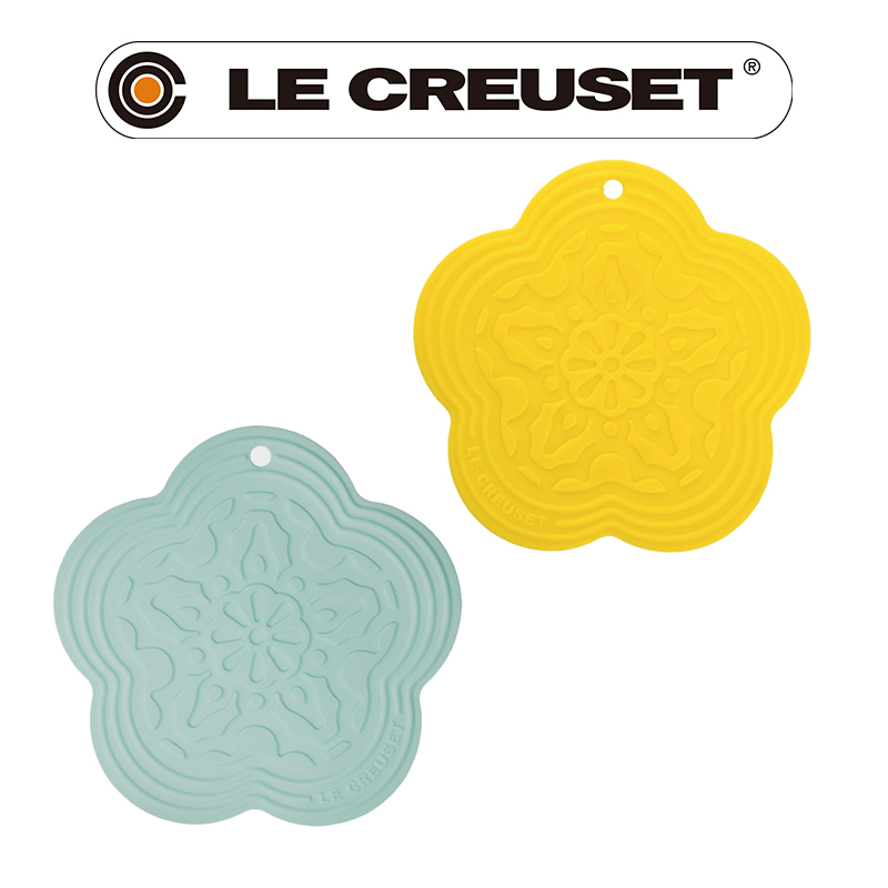 LE CREUSET-耐熱矽膠花型隔熱墊(多色任選)