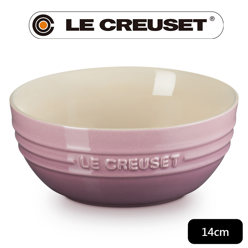 LE CREUSET-瓷器韓式湯碗14cm (錦葵紫)