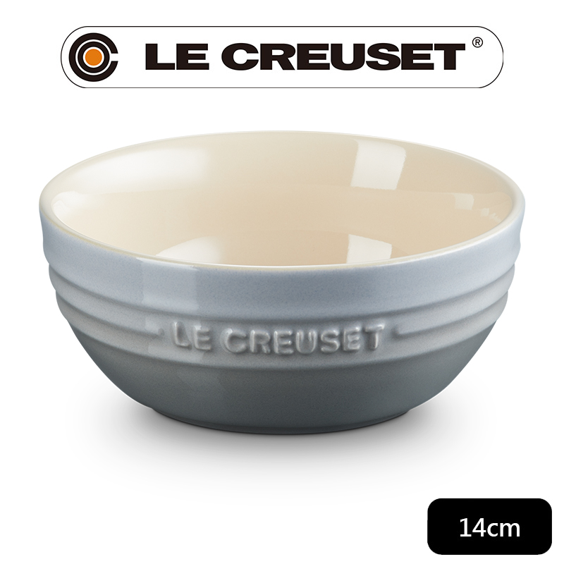 LE CREUSET-瓷器韓式湯碗14cm (迷霧灰)
