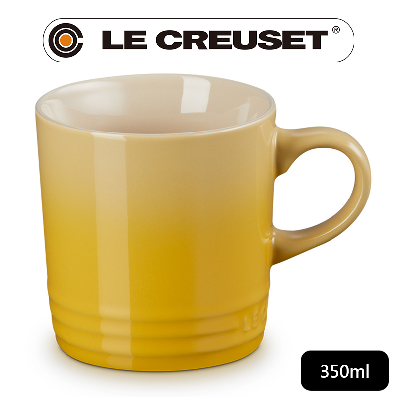 LE CREUSET-瓷器英式馬克杯350ml (溫桲黃)