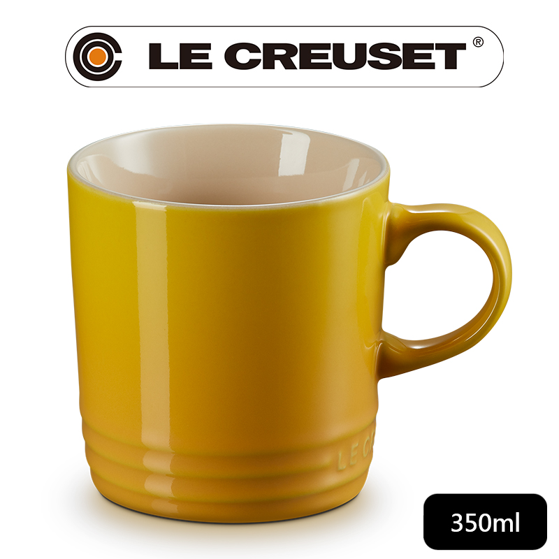 LE CREUSET-瓷器英式馬克杯350ml (芥末黃)
