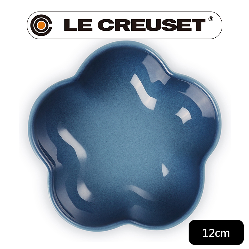 LE CREUSET-瓷器花型盤 (小) 12cm(水手藍)
