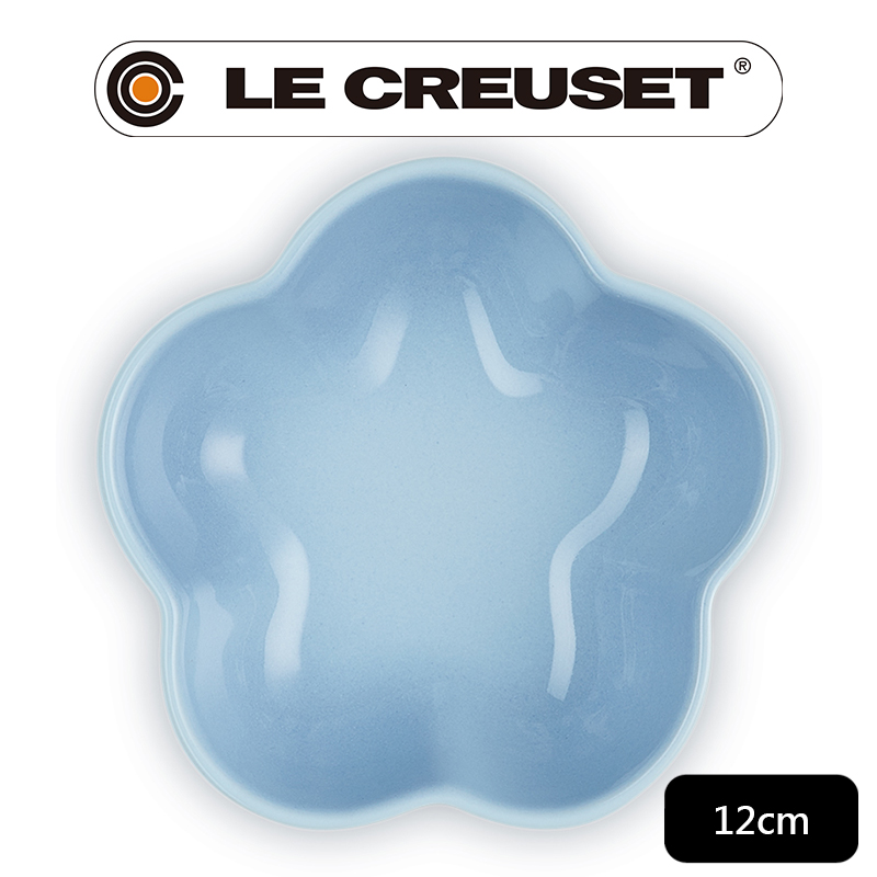 LE CREUSET-瓷器花型盤 (小) 12cm(海岸藍)
