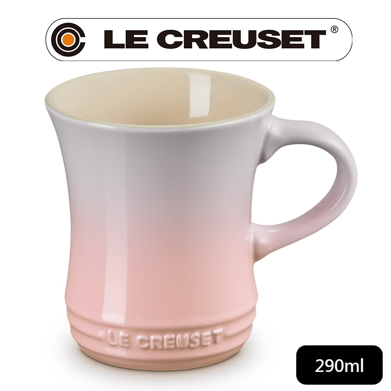 LE CREUSET-瓷器小馬克杯290ml (糖果粉)