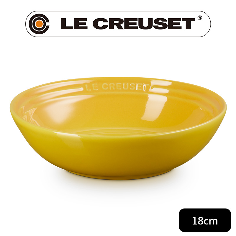 LE CREUSET-瓷器早餐穀片碗 18cm (芥末黃)