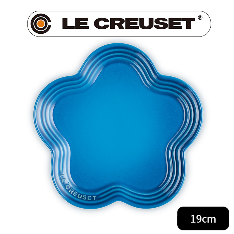 LE CREUSET-瓷器花型盤 19 cm (馬賽藍)