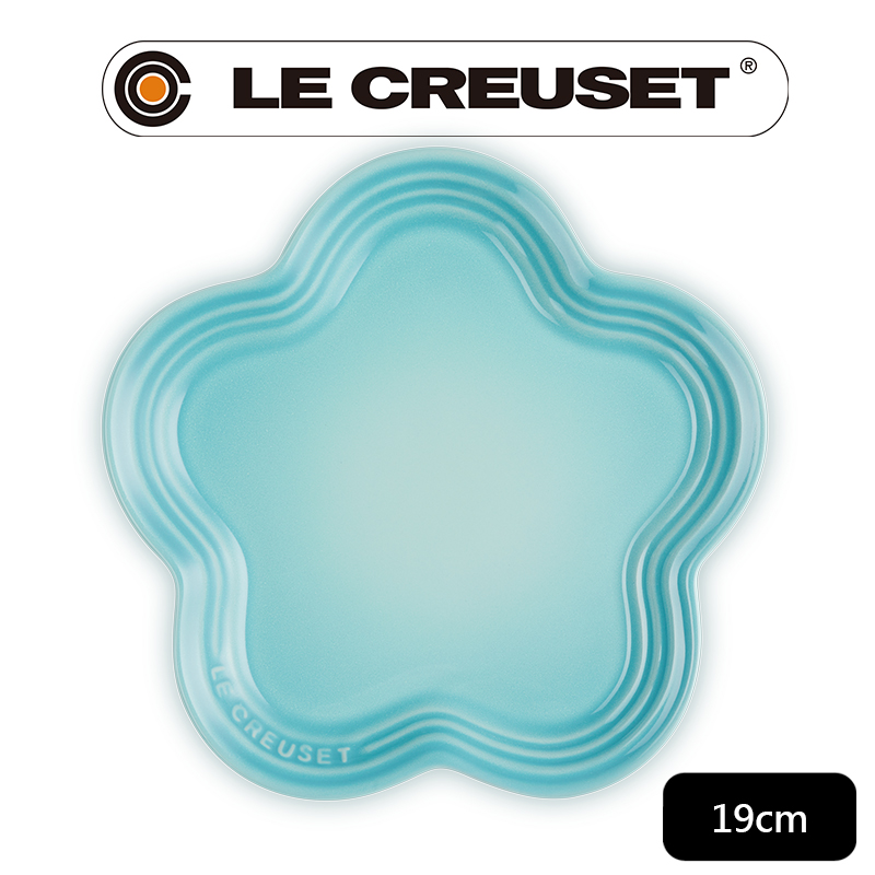 LE CREUSET-瓷器花型盤 19 cm (薄荷綠)