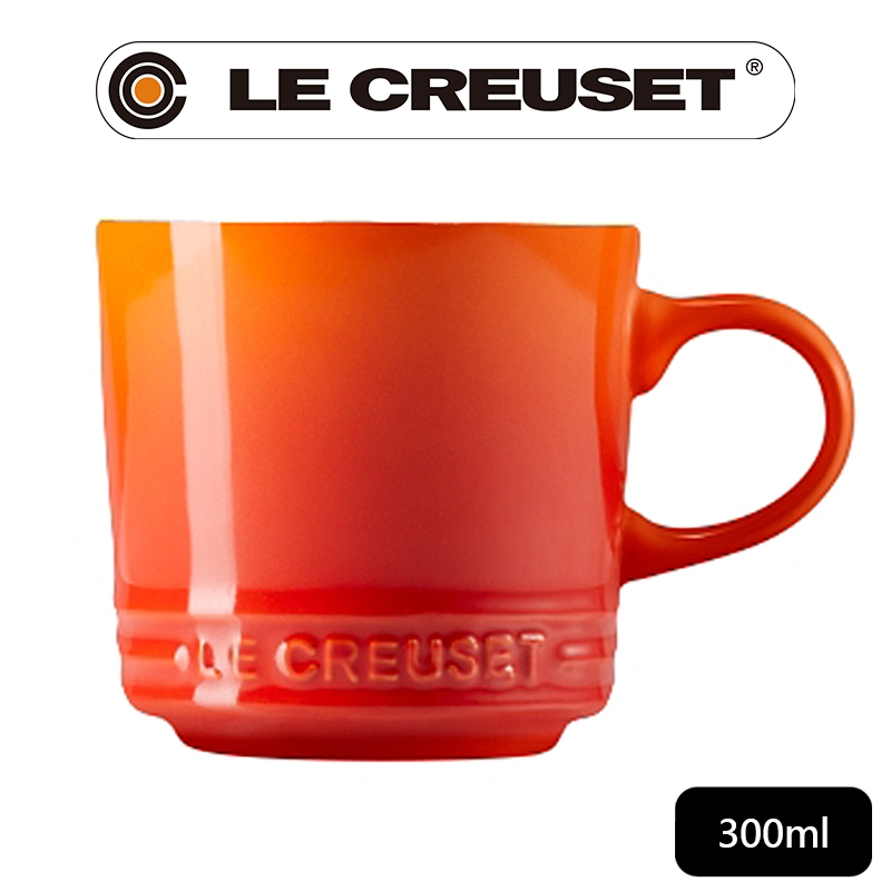 LE CREUSET-瓷器英式馬克杯 300ml (火焰橘)