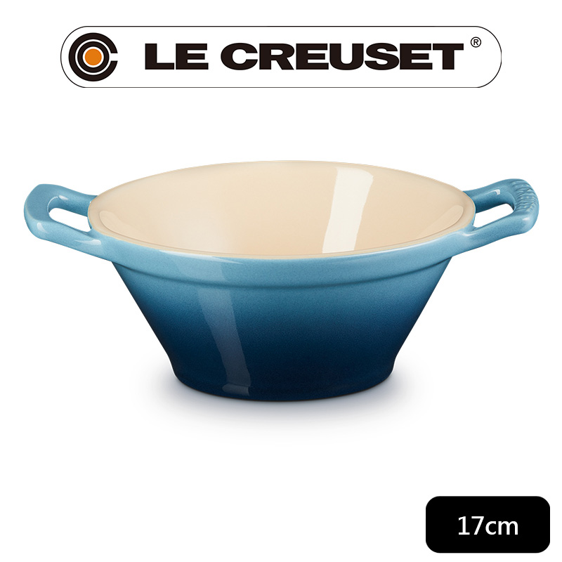 LE CREUSET-瓷器卡蘇雷碗 (水手藍)