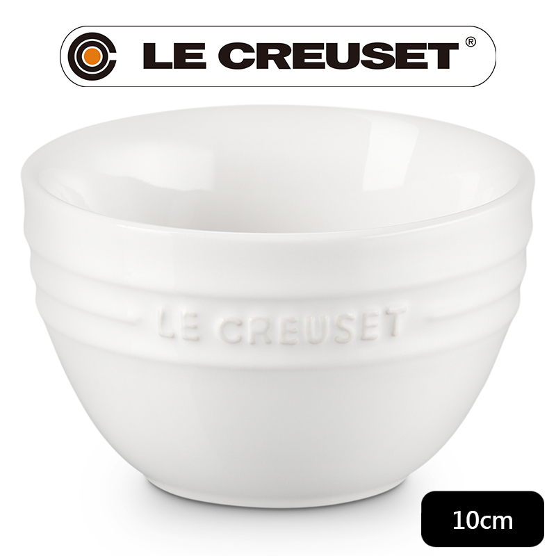 LE CREUSET-瓷器韓式飯碗10cm (棉花白)