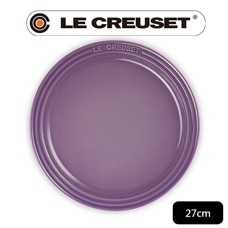LE CREUSET-瓷器圓盤 27cm (星河紫)