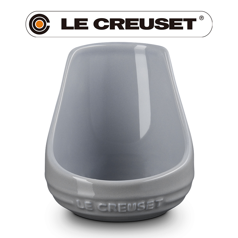LE CREUSET-瓷器湯杓架 (迷霧灰)