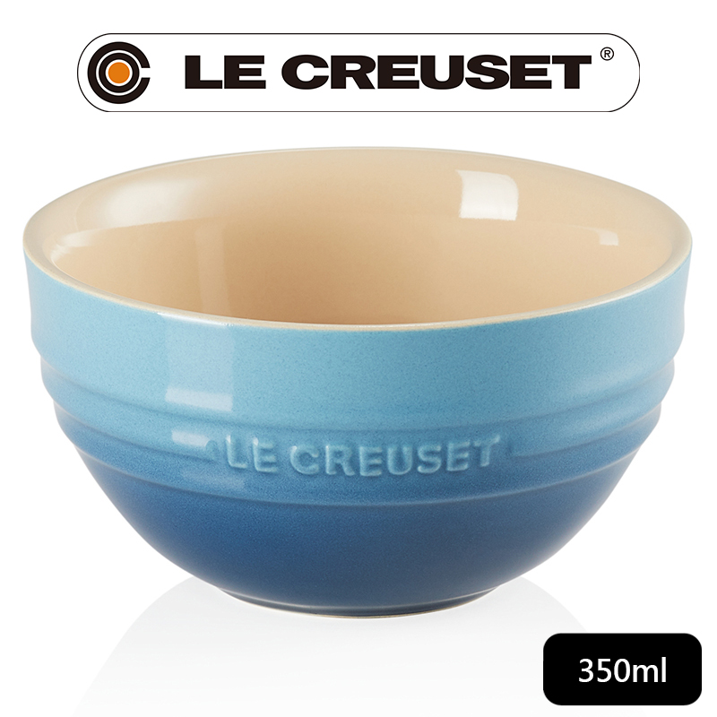 LE CREUSET-瓷器韓式飯碗350ml(水手藍)