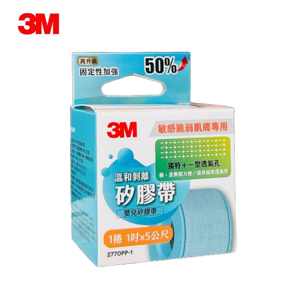 3M 溫和剝離矽膠帶 (1吋x5公尺)