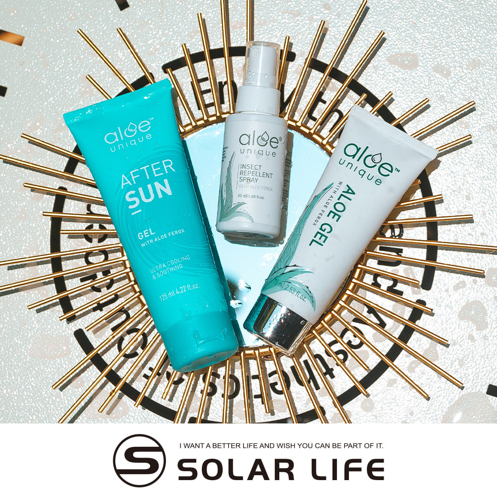 aloe unique 優尼客 防蟲噴霧+曬後修復霜+蘆薈凝膠組合.曬後凝膠 舒緩修復 防蚊噴霧 蘆薈凝膠