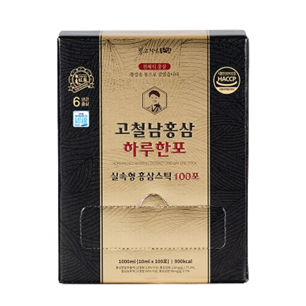 高鐵男高麗紅參黃金飲10mlx100入