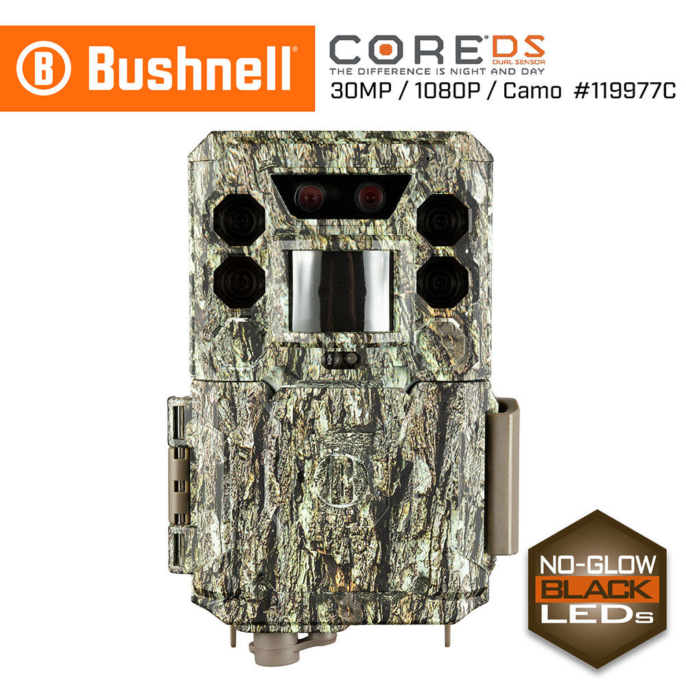 【Bushnell 倍視能】Core DS 3000萬畫素 極速高畫質雙感應器紅外線自動相機 無光型 119977C (公司貨)