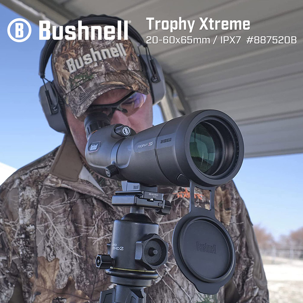 【美國 Bushnell】Trophy Xtreme 20-60x65mm 專業級賞鳥型單筒望遠鏡 傾角型 887520B