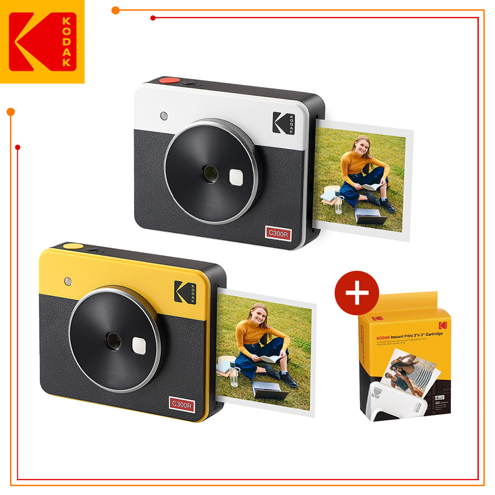KODAK 柯達 MINI SHOT3 C300R 拍立得方形相印機 東城代理商公司貨