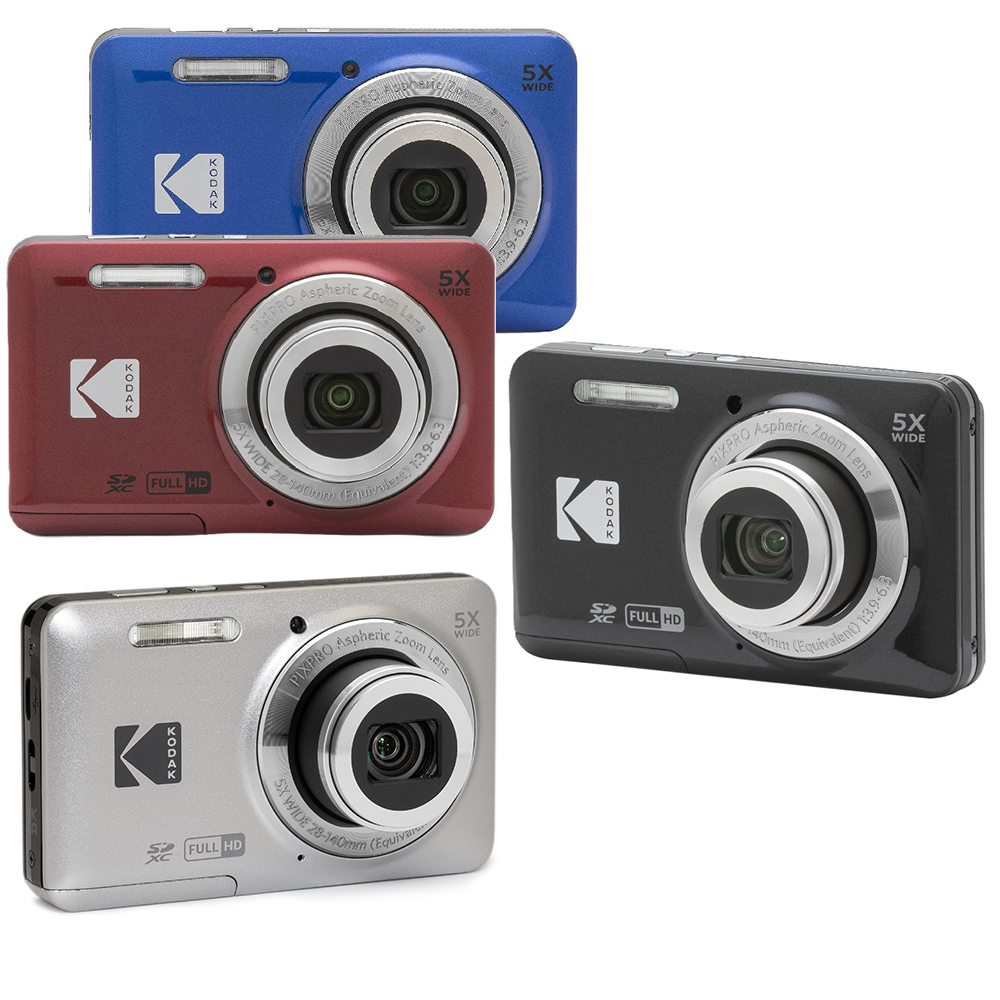 KODAK 柯達 PIXPRO FZ55 5倍光學變焦 數位相機 28mm廣角鏡頭 原廠公司貨