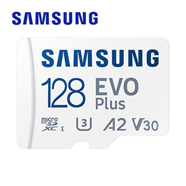 SAMSUNG 三星EVO Plus microSDXC UHS-I U3 A2 V30 128GB記憶卡 公司貨 (MB-MC128KA)