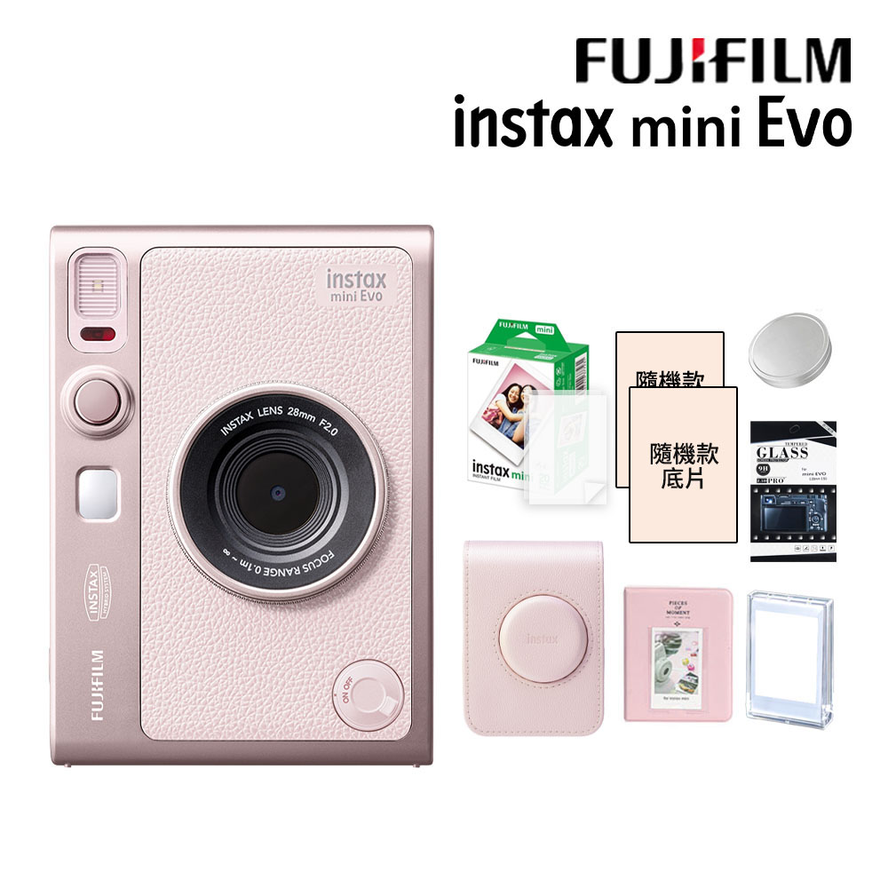 FUJIFILM 富士 Instax Mini EVO 拍立得相機 印相機 櫻花粉 公司貨