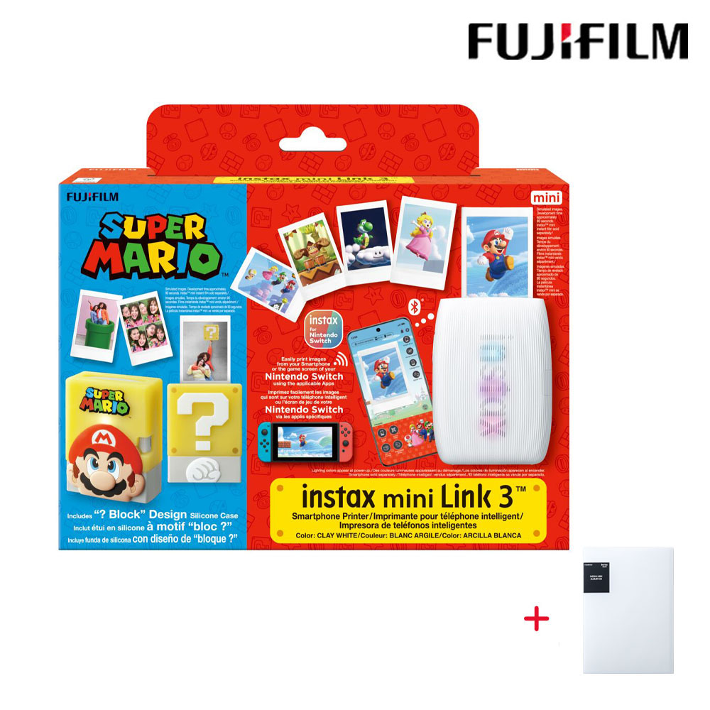 FUJIFILM 富士 instax mini Link 3  超級瑪利歐聯名款 印相機  (公司貨)