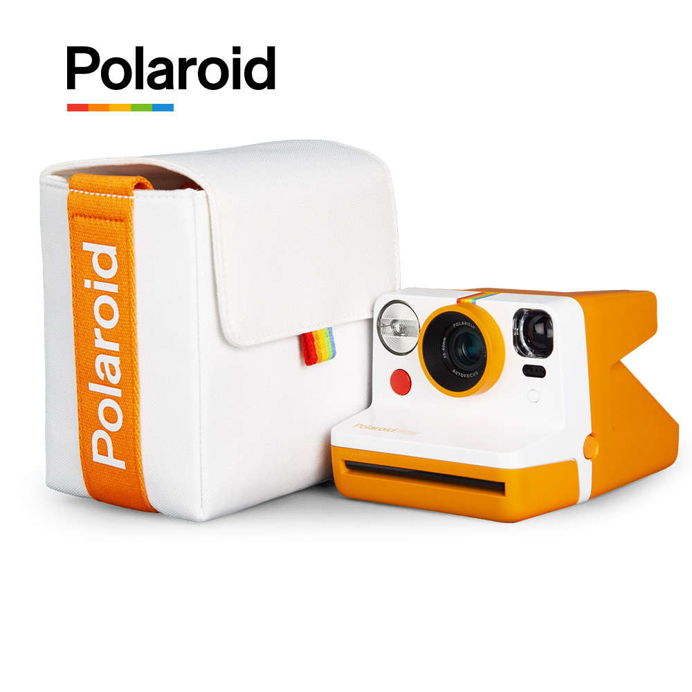 Polaroid Now 相機包- 白&橘(DNB2)