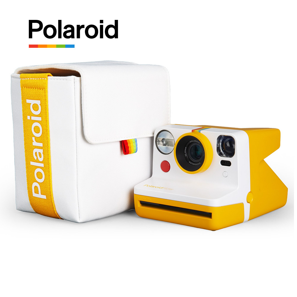 Polaroid Now 相機包- 白&黃(DNB3)
