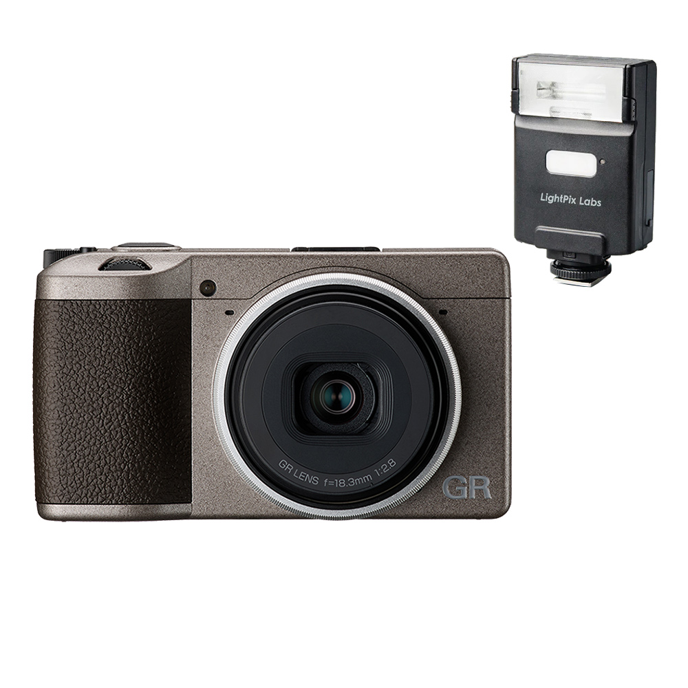 RICOH GR III (GR3)文青日誌版+FLASH Q Q20III無線閃光燈 (公司貨)