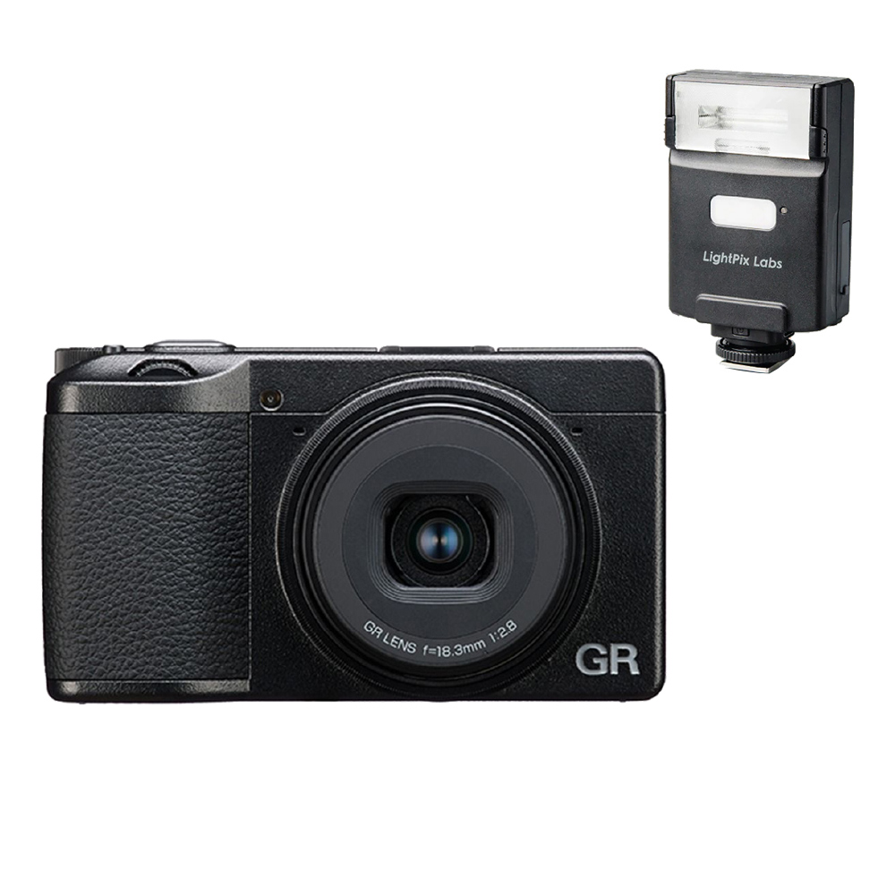 RICOH GR III (GR3) HDF 標準版+FLASH Q Q20III 無線閃光燈 (公司貨)