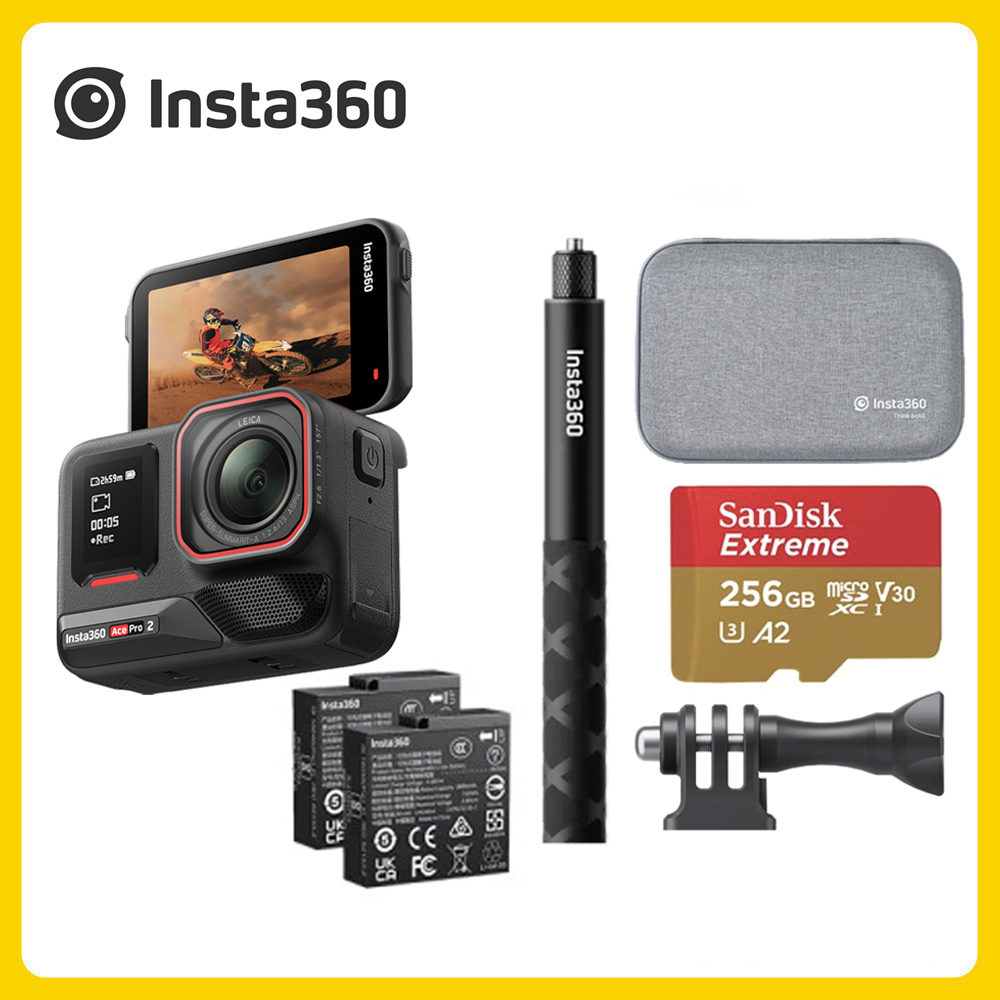 Insta360 ACE PRO 2 運動相機雙電版 人氣套裝收納組 原廠公司貨